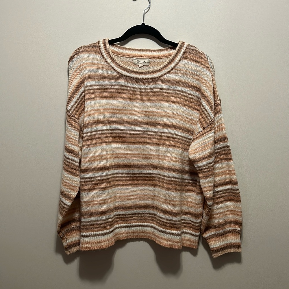 Rose Gold Striped Sweater
